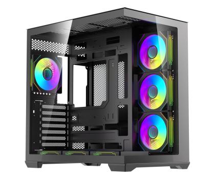 Obudowa DarkFlash C280 Black + 7 Fans